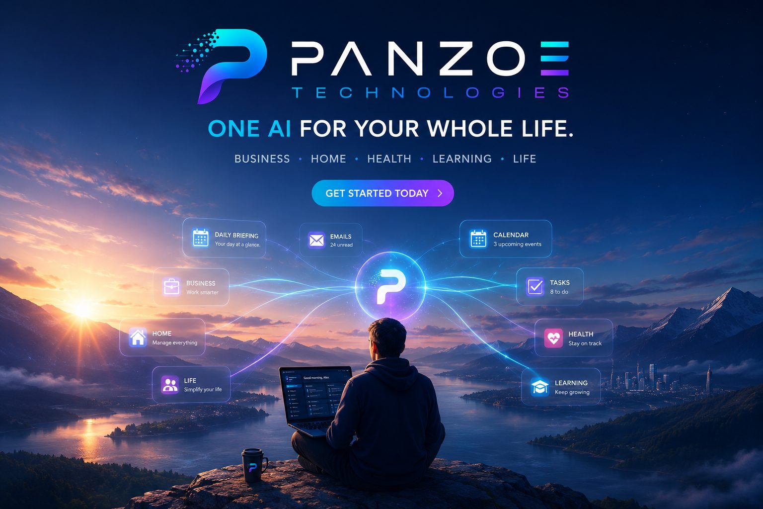 Panzoe — one AI for your whole life